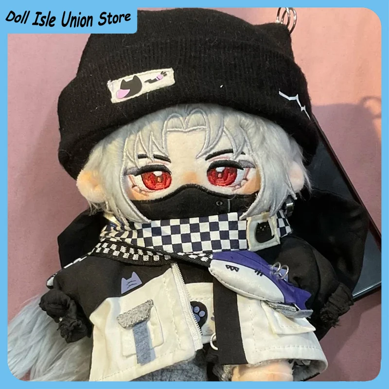 

Anime Doujin Ulpianus Arknights Attribute Kawaii Handsome Cotton Doll Toys 20cm Dress Up Plush Stuffed Figurine Plushie