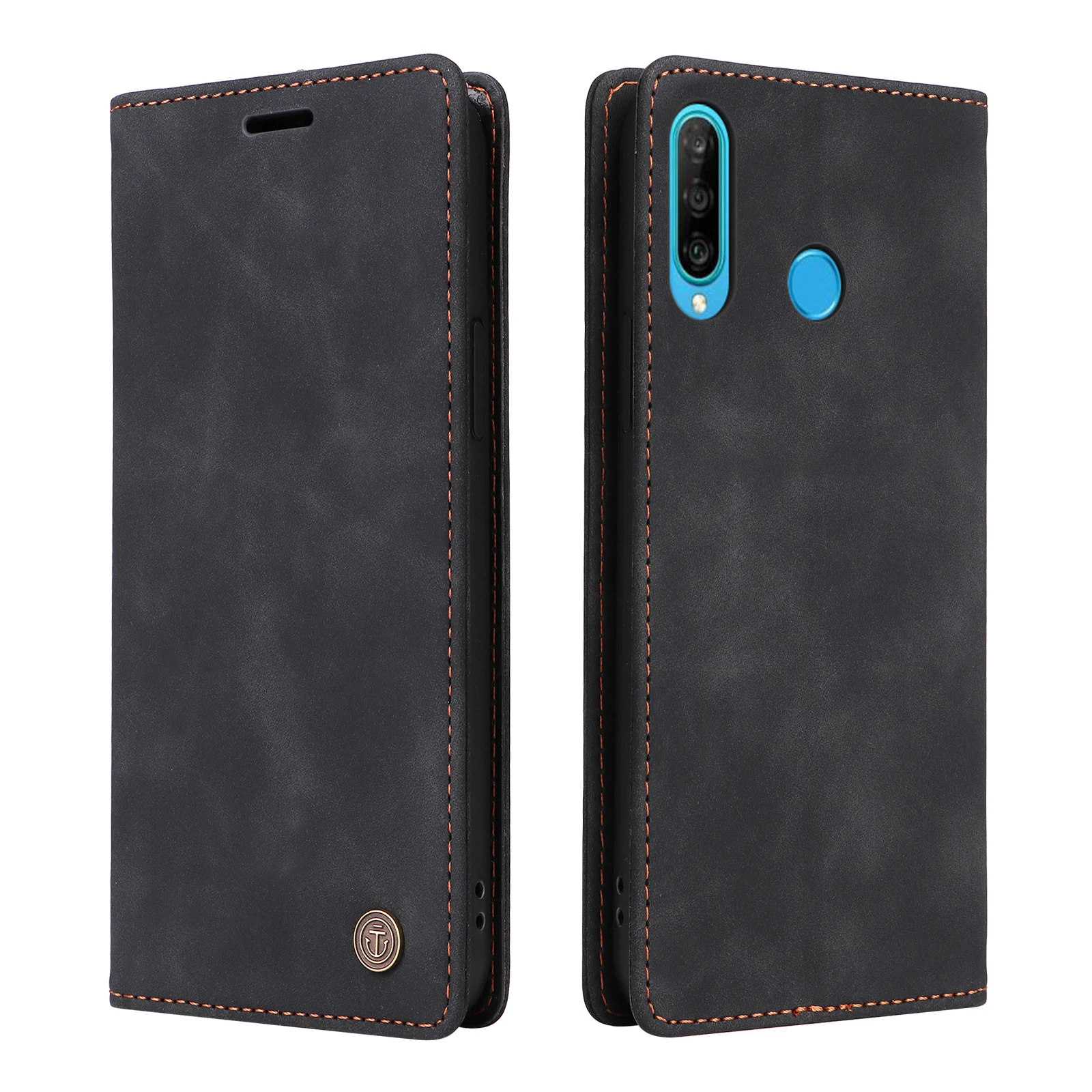 Luxus PU-Leder Wallet Case für Huawei P30 Lite P30 Pro P Smart 2019 P Smart Z Y9 Prime 2019 mit Halterung und Klappständer Handyhülle – Detail 8