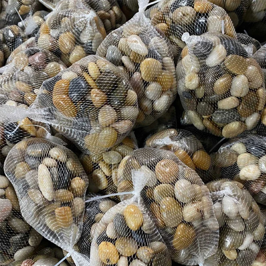 350/700g Polished Pebble Stones, Smooth Decorative River Rock for Succulent Pot Top‑dressing, Bonsai Soil Cover, Vase Filler XJM view 6