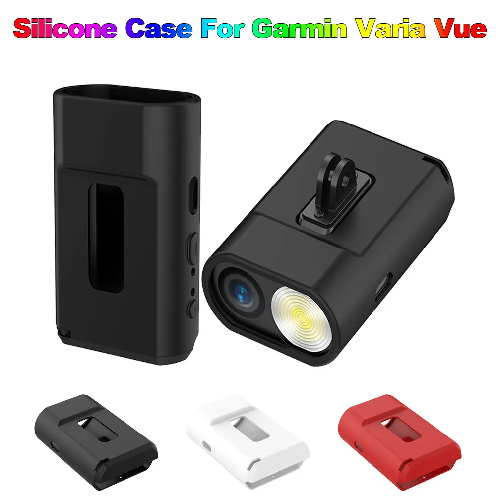 Étui de protection en Silicone pour ordinateur de vélo Garmin Varia Vue, housse de protection pour cyclisme Elemnt Garmin Varia Vue, Anti-collision