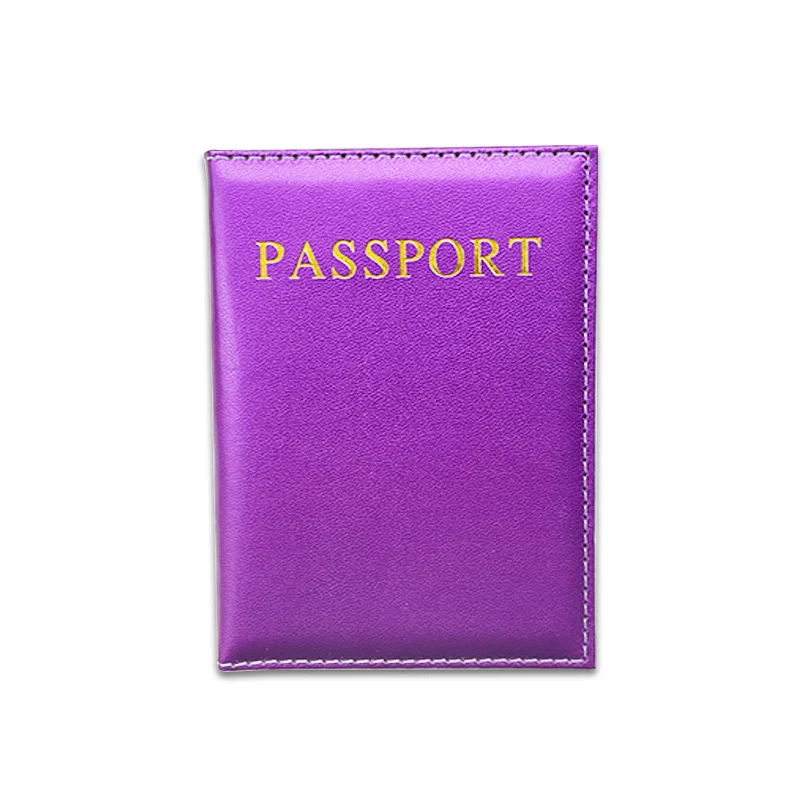 Soporte de cuero PU para pasaporte, funda impermeable para tarjeta de identificación, tarjeta de crédito, protección multifunción para documentos, suministros de almacenamiento