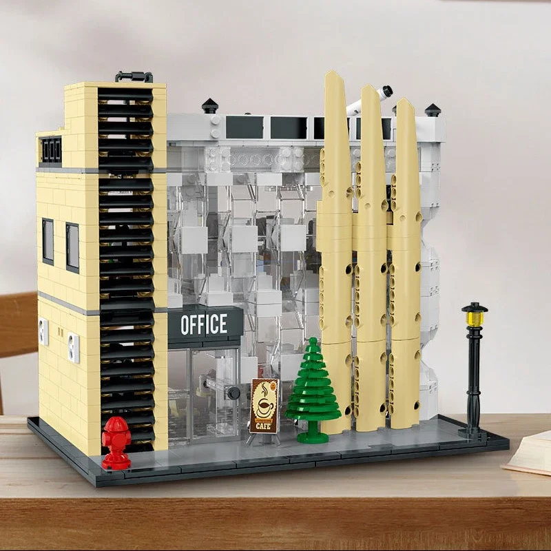 

Office Model Building Blocks MOC 20118 City Modular Architecture Urban Infrastructure Bricks Ideas Toy Gift Kids Boys Girls