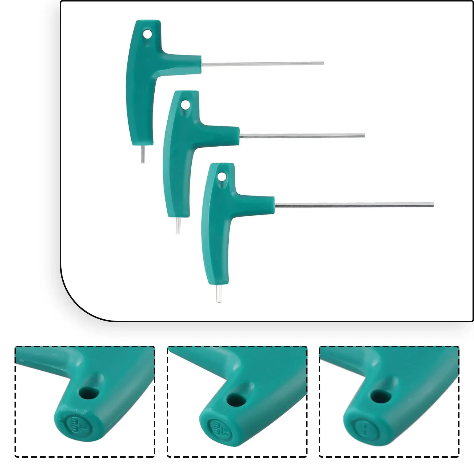 1.5 ~ 10 มม.T-Handle Torx ชุดกุญแจ Hex Key T ประแจด้านในหกมุมไขควงสําหรับ Torx สกรูอัตโนมัติเครื่องมือซ่อมจักรยาน