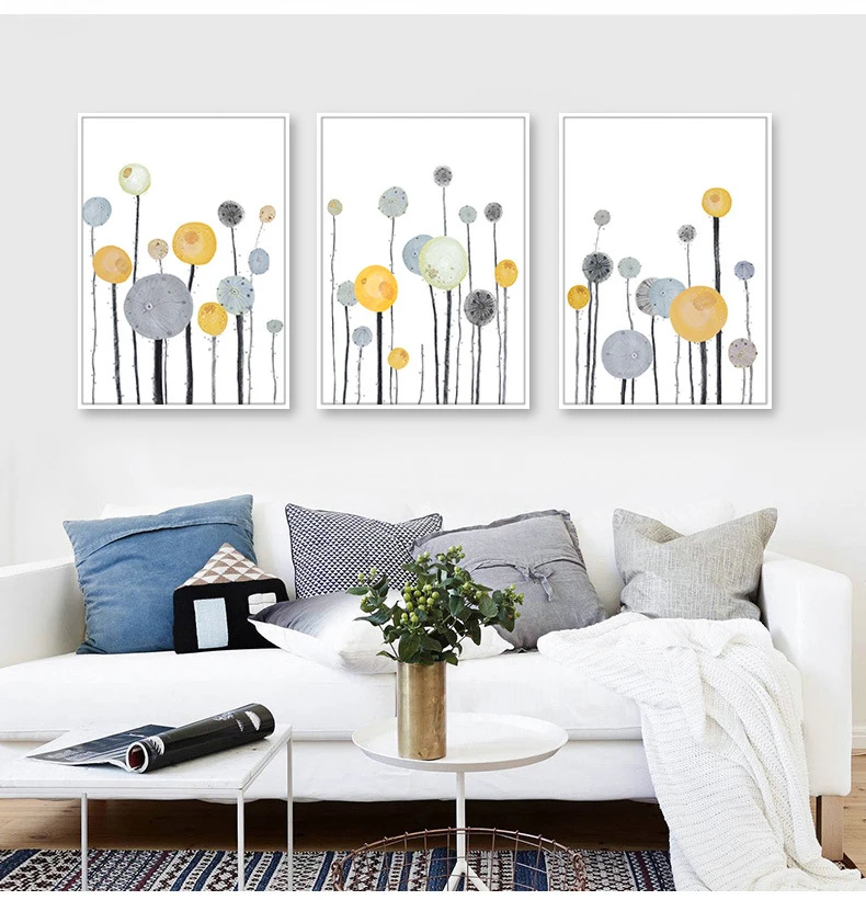 

Canvas painting, small fresh pastoral hanging painting, entrance living room, hotel home decoration painting, poster