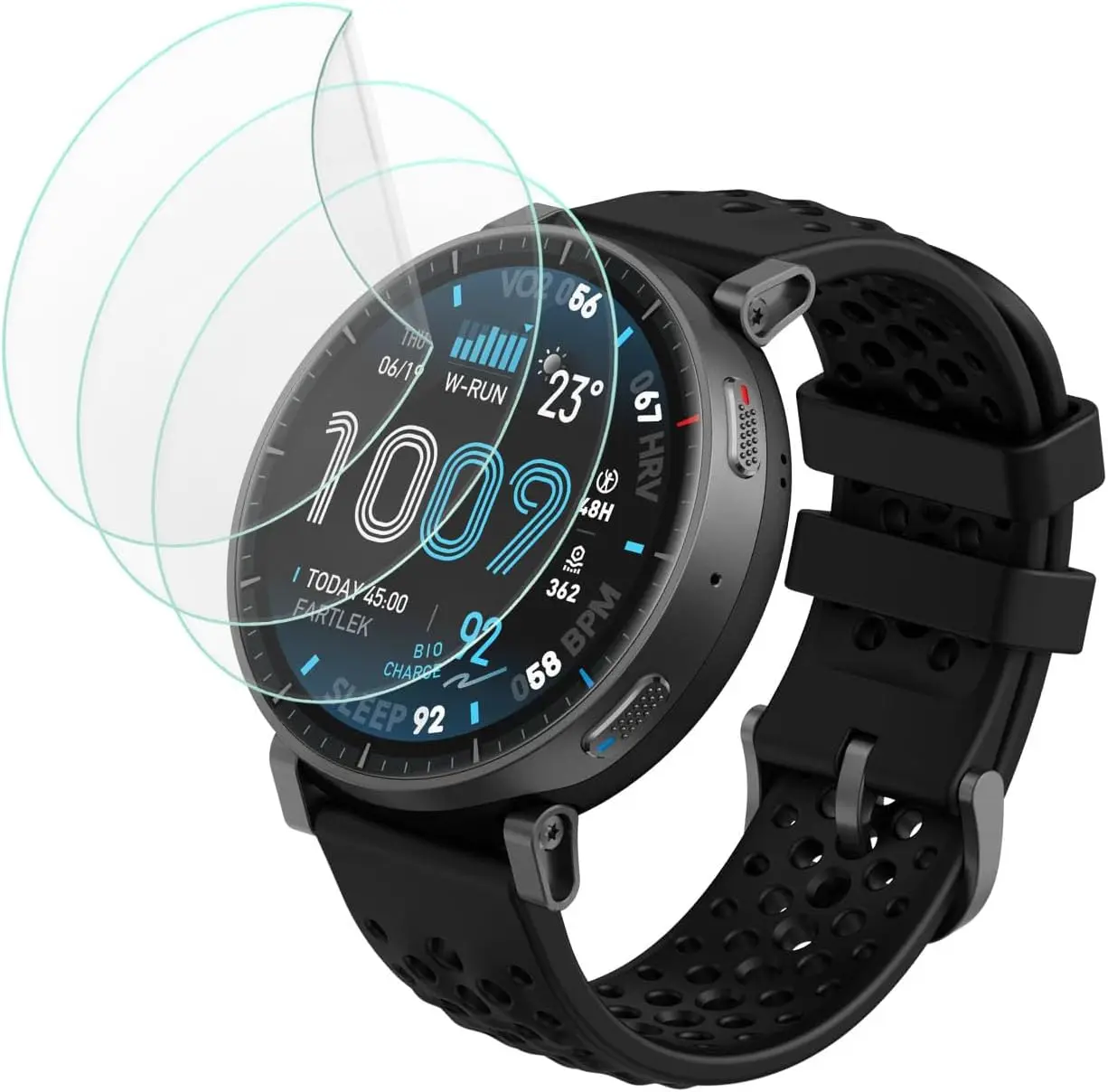 3PCS/lot Curved Soft Hydrogel Clear Protective Film For Amazfit Active Max Screen Protector Full Cover Guard Protection films