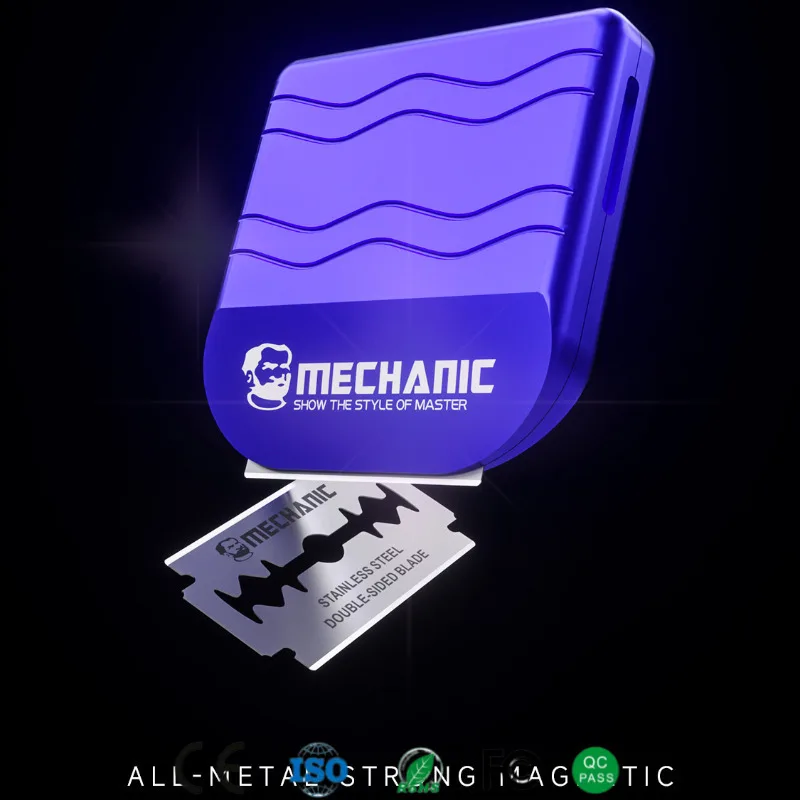 

Цельнометаллический магнитный зажим для ножа Mechanic Mag Pro с противоскользящей ручкой для удаления ЖК-экрана, резки кожи и промышленного использования