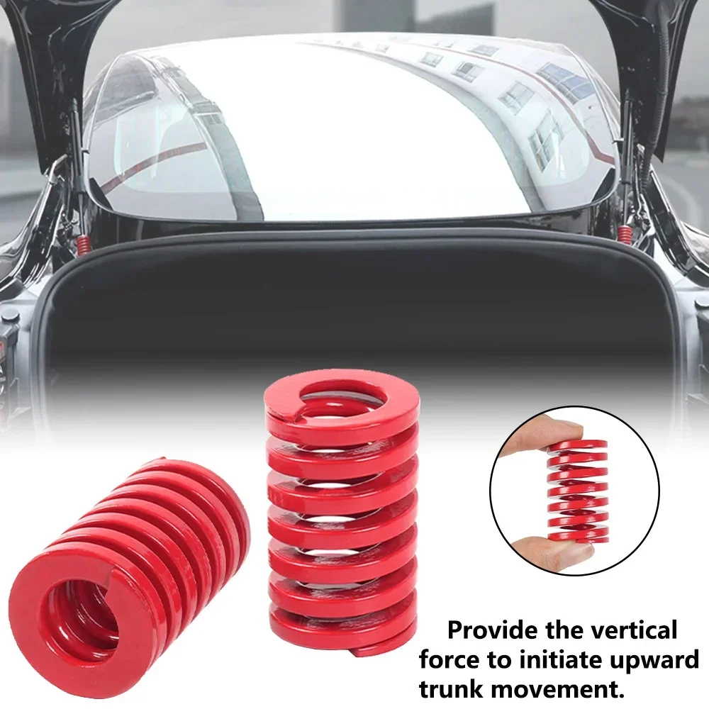 2 SZTUK 25 mm Podpórka tylnej klapy bagażnika samochodowego Amortyzator hydrauliczny Amortyzator sprężynowy Do bagażnika zewnętrznego Tesla Model 3 Elementy bagażnika
