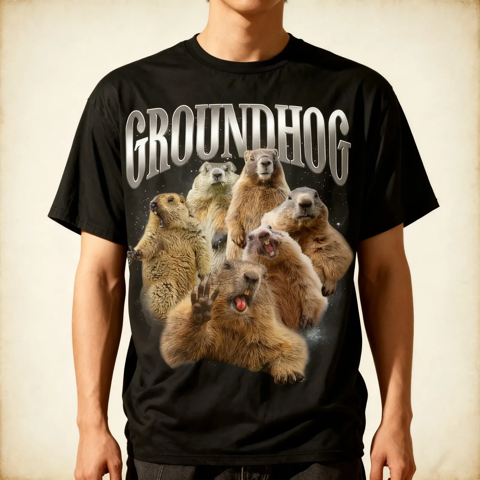 Groundhog Shirt Funny Woodchuck Groundhog Day Unisex T-Shirt