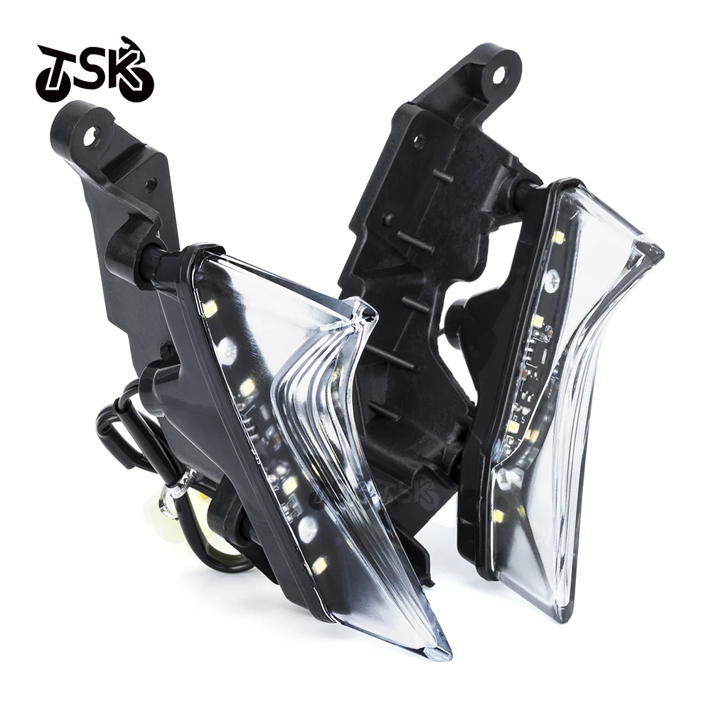 LED Motorcycle Fog Lights Front Headlight Lamp12V For Kawasaki Z900 2020-2022 Clear Lens Fog Driving Lamp