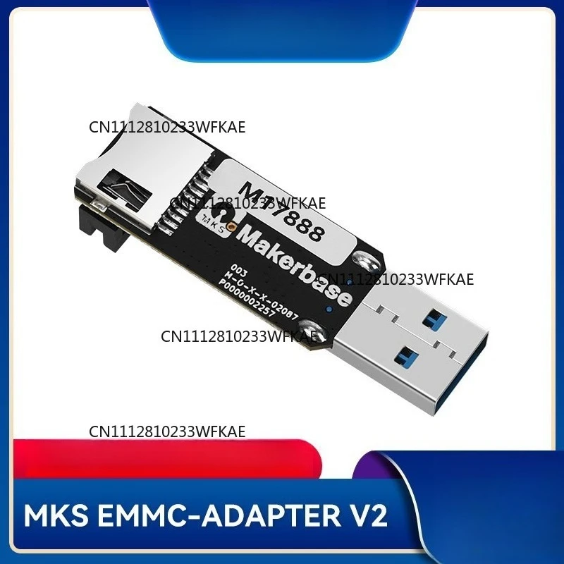 3D printer accessories MKS EMMC-ADAPTER V2 upgrade USB3.0 card reader programmer DIY
