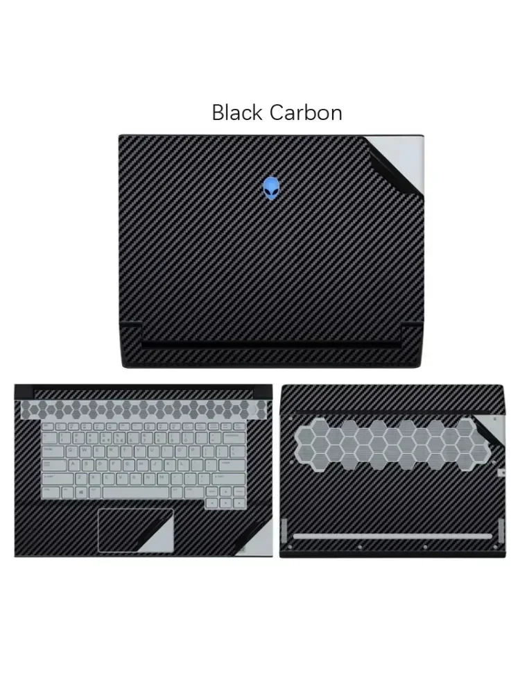 Carbon fiber Vinyl Sticker Skin Cover Decals For Alienware 18 AREA-51 2025 (18