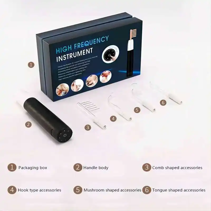 masseur-facial-haute-frequence-sans-fil-appareil-de-beaute-a-l'ozone-anti-rides-pour-le-traitement-du-cuir-chevelu-et-les-soins-rechargeables-a-domicile