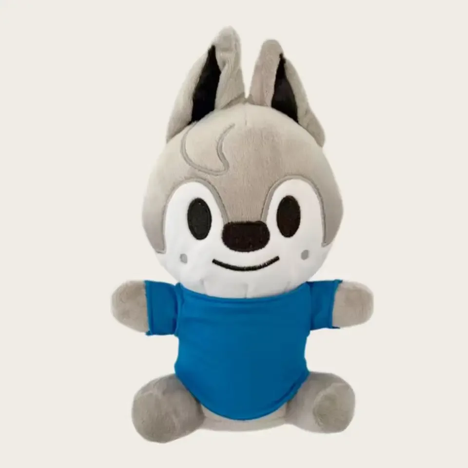 Cute Mixed Animal Plush Doll Series Rabbit Dog Duck Wolf Bear Squirrel Pig Stuffed Toy Kawaii Cartoon Plushies Home Decor Collec