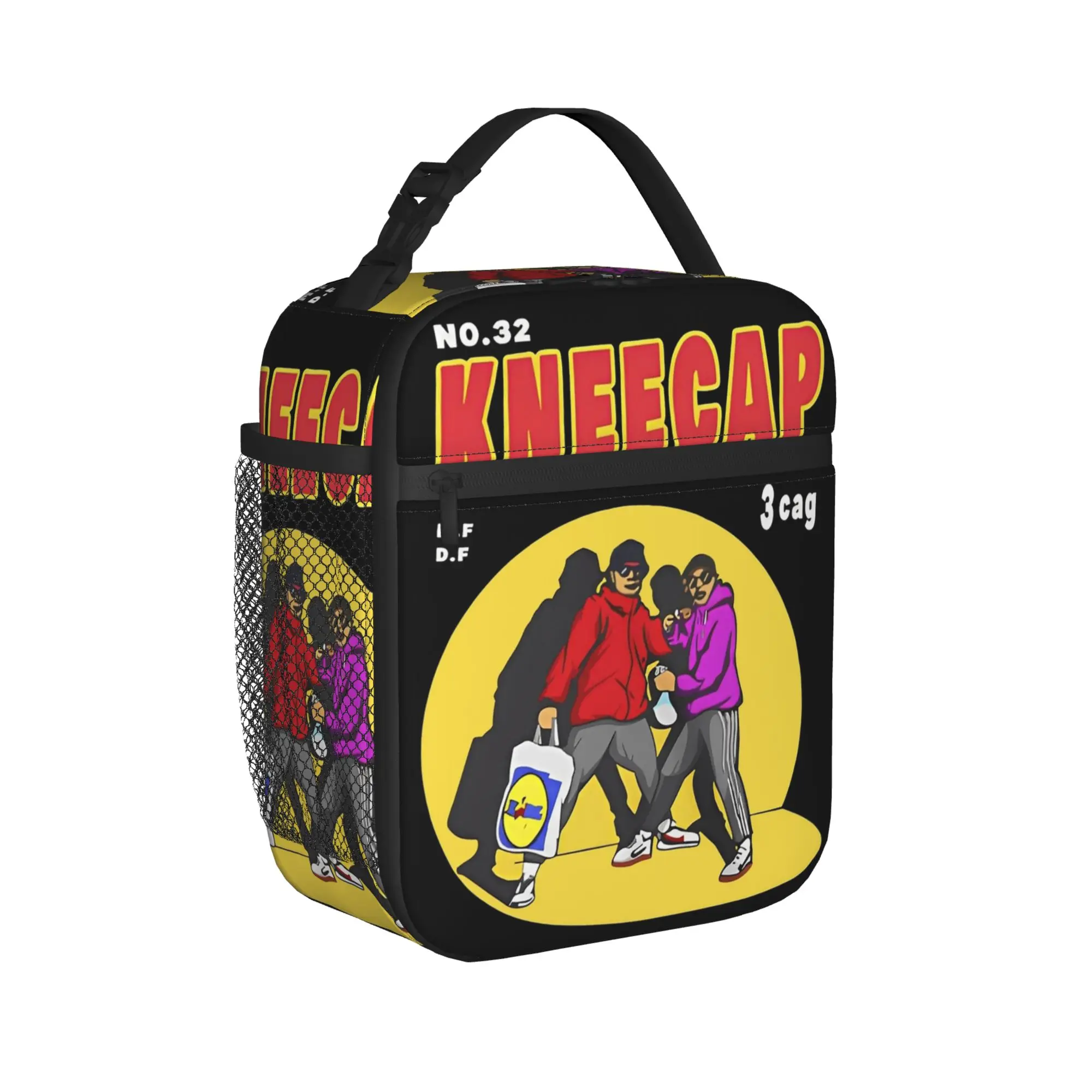 kneecap merch Insulated Lunch Bag Large  Meal Container Thermal Bag Lunch Box Tote Office  Picnic Bento Pouch