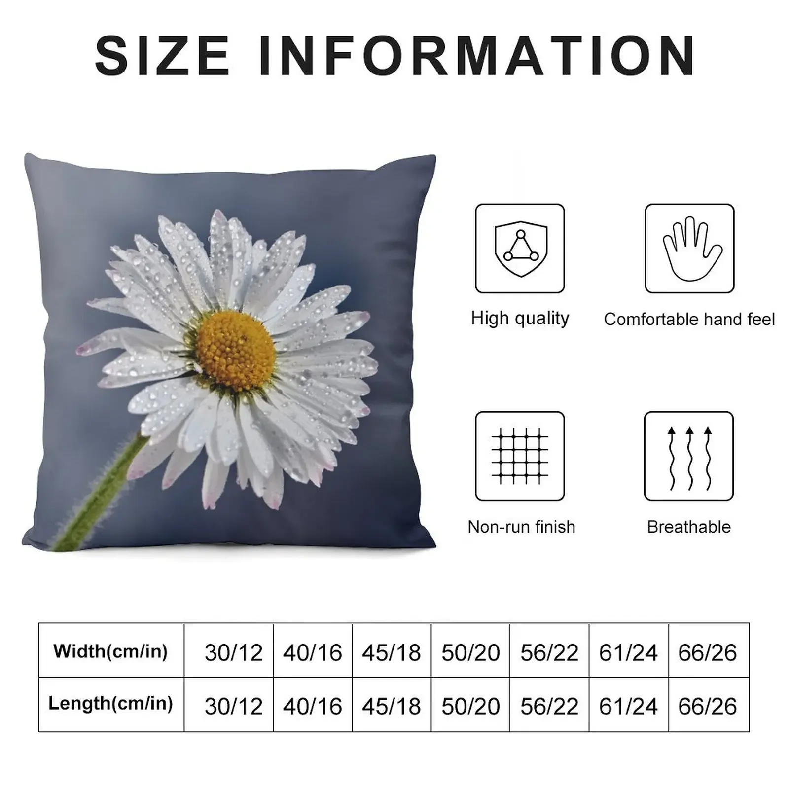 Daisy Macro Throw Pillow christmas decorations for home 2025 Cushion Cover For Sofa christmas pillow case Pillow Cover