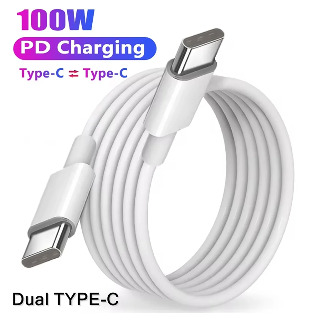 

NNBILI PD 100 Вт/60 Вт USB C к кабелю типа C для быстрой зарядки данных для Huawei Samsung Xiaomi Macbook iPad Data Line Type C к USB C