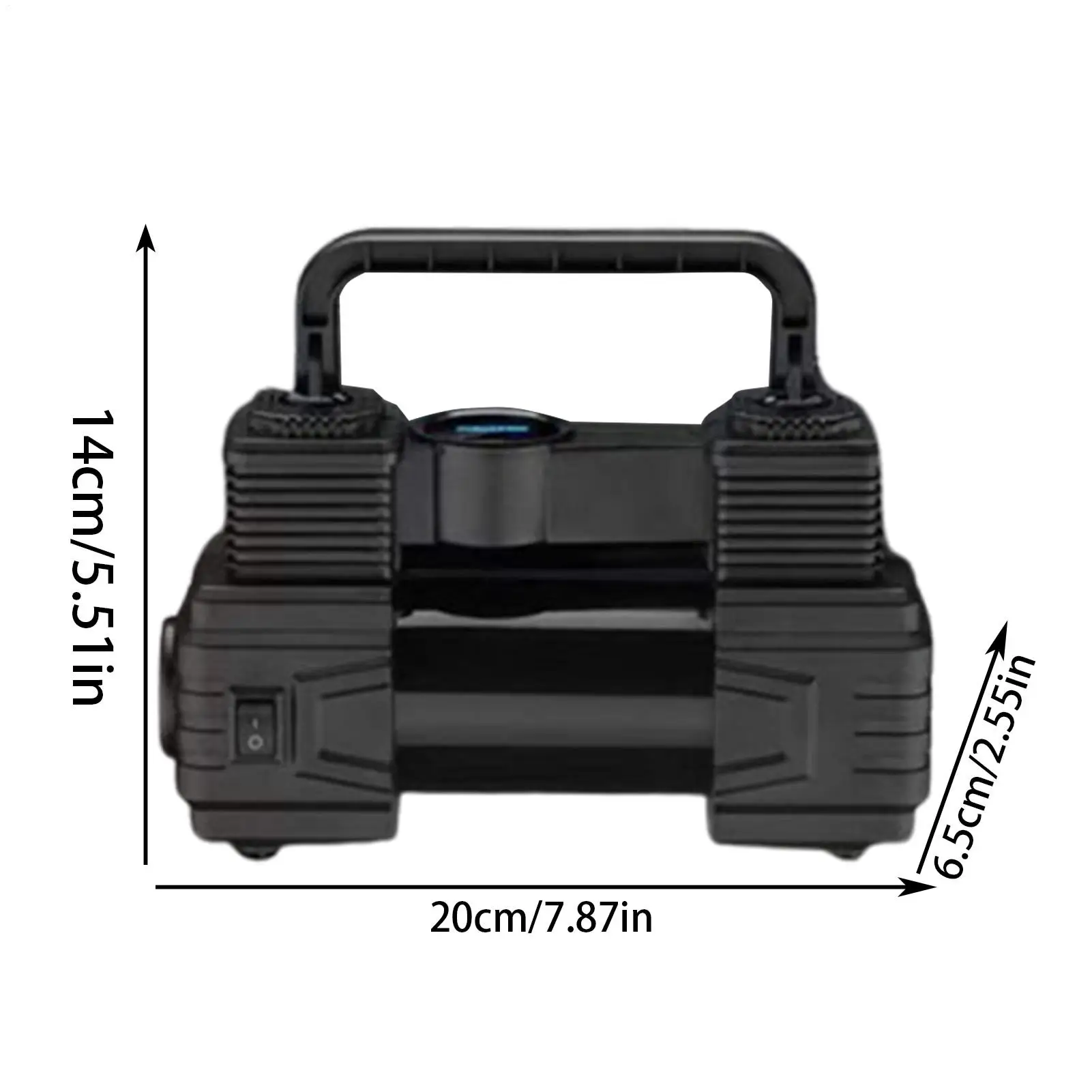 タイヤインフレーター 12V 電動コンプレッサー ツール 車両用エアポンプ デジタル圧力計付き 車 自転車 バイク トラック 自動車用