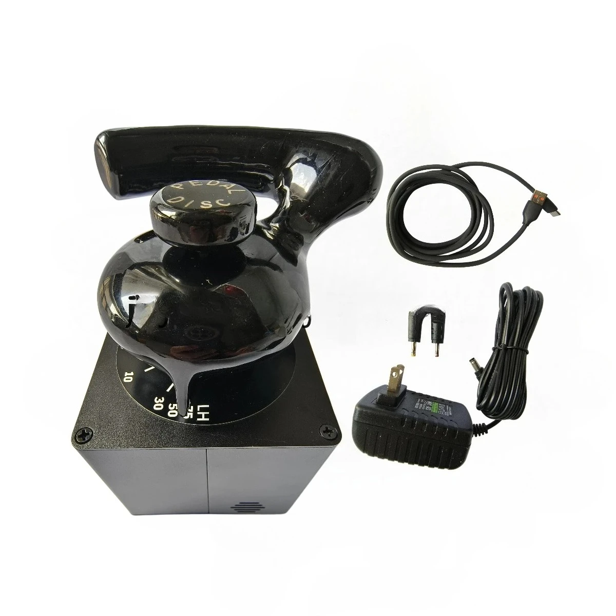Suitable for  Flight Simulation A320/B737 Steering Tiller Nose Wheel Steering Tiller USB Version (Left/Right-Handed) for Airbus