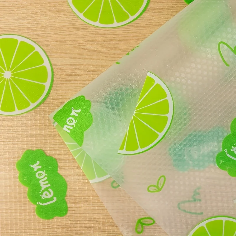 4PCS EVA Kühlschrank Pad Wasserdicht Anti-öl Kann Geschnitten Werden Gewaschen Küche Tischset Schublade Schuh Schrank Regale kühlschrank Pad Hause – Detail 9