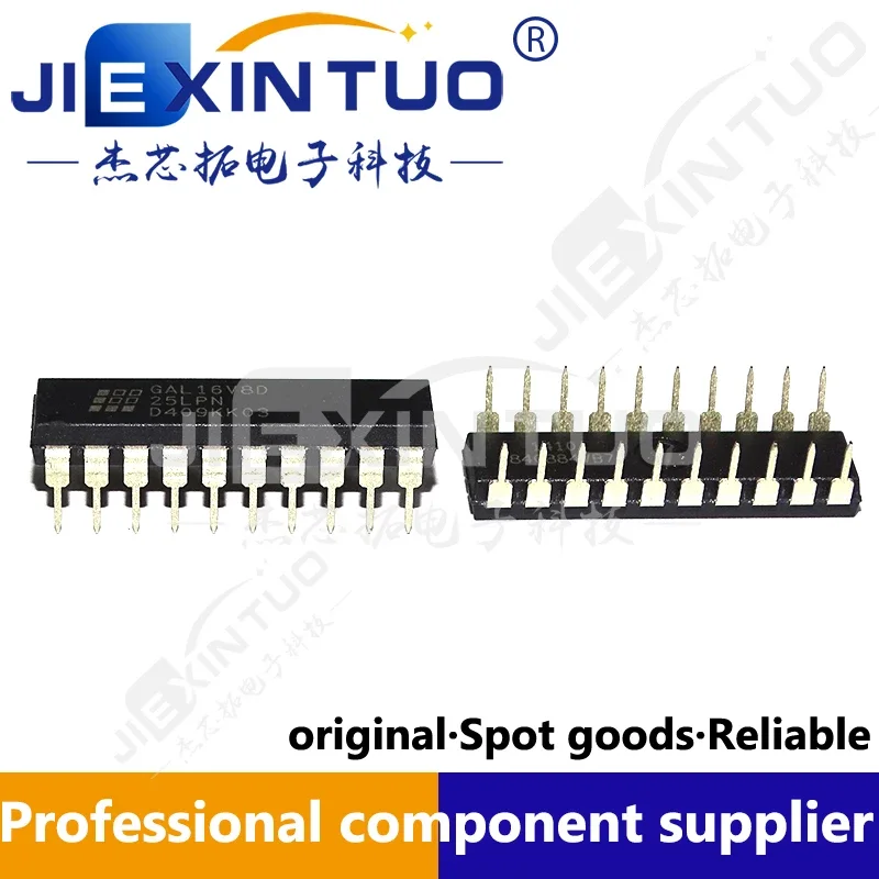 GAL16V8D-25LPN SPLD - Simple Programmable Logic Device 16 Input 8 Output 5V Low Power 25ns 41.6 MHz