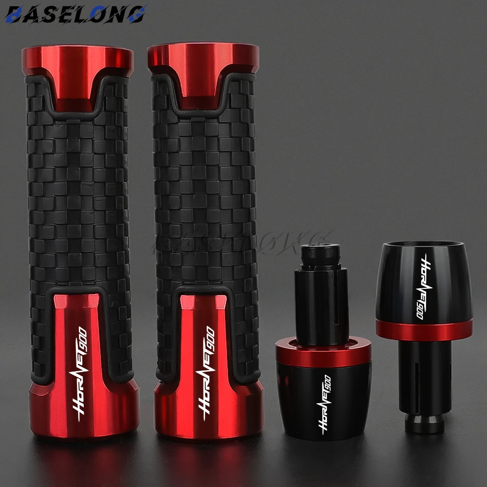 

For Honda CB900F Hornet 900 2001 2002 2003 2004 2005 2006-2008 Motorcycle Handlebar Grips Bar Ends Hand Grip Plug Slider End Cap