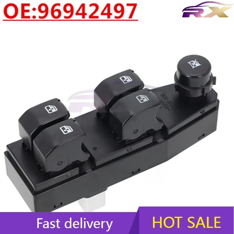 NEW:96942497 Left Front Power Window Master Control Switch For Chevrolet Spark