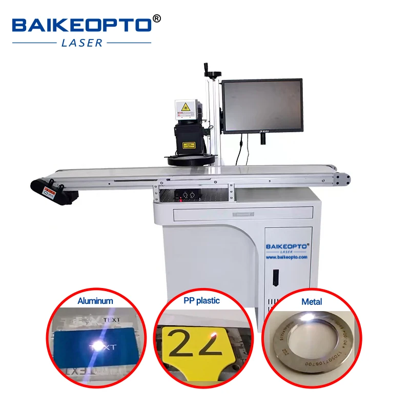 

Desktop assembly line marking Max Raycus JPT Desktop Color Fiber Laser Marking Machine Price for Metal Sale 20w 30w 50w 70w 100w