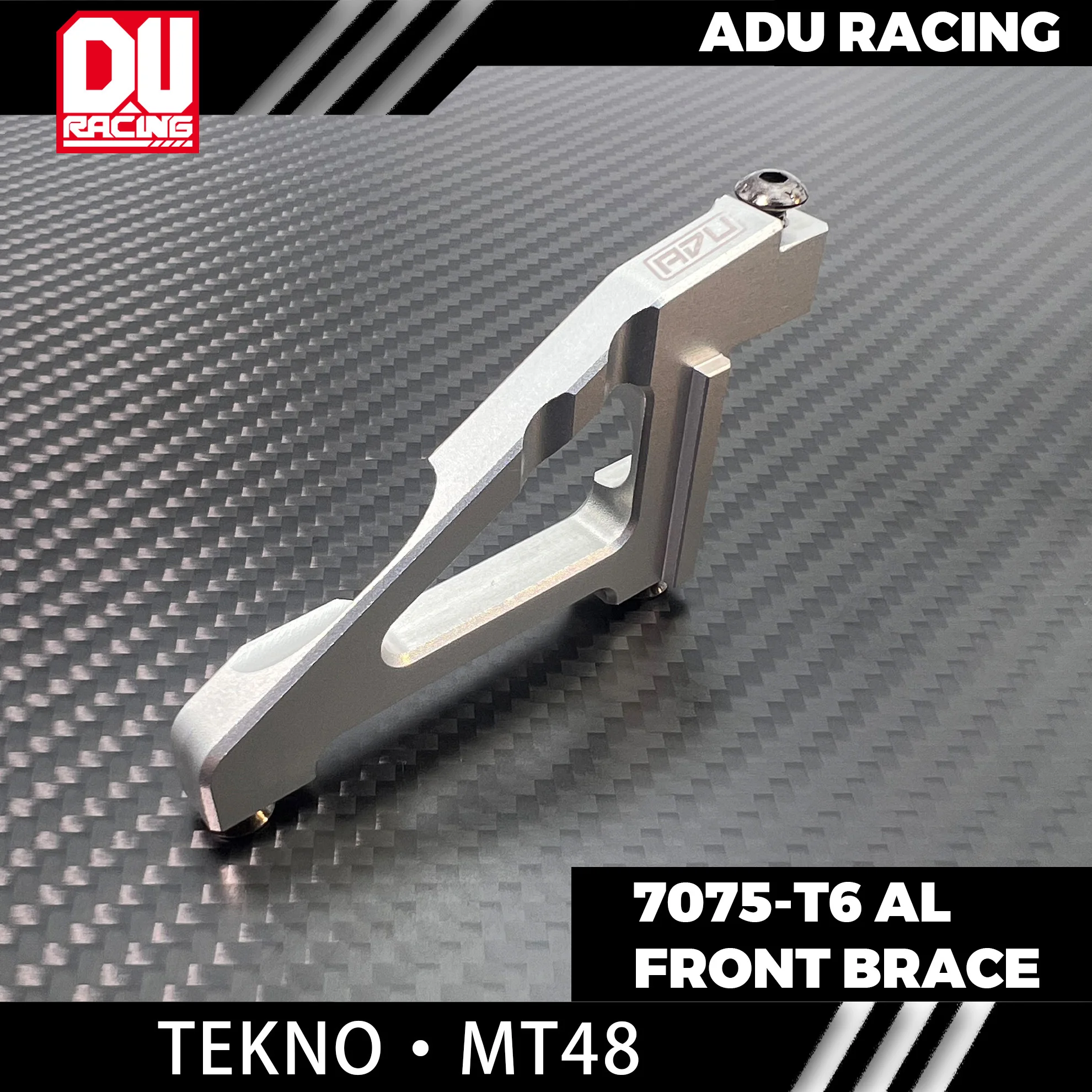 

ADU Racing CNC 7075-T6 AL Front chassis brace for TEKNO RC MT48 2.0 TKR9062B