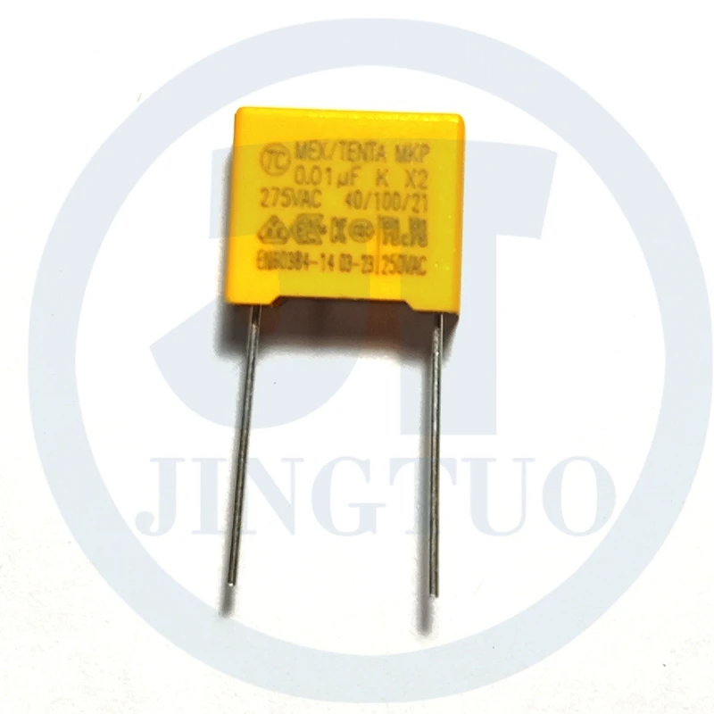 10pcs MKP X2 275VAC 103K 0.01UF Lead Pitch P10mm Metalized Polypropylene Film Safety Capacitor