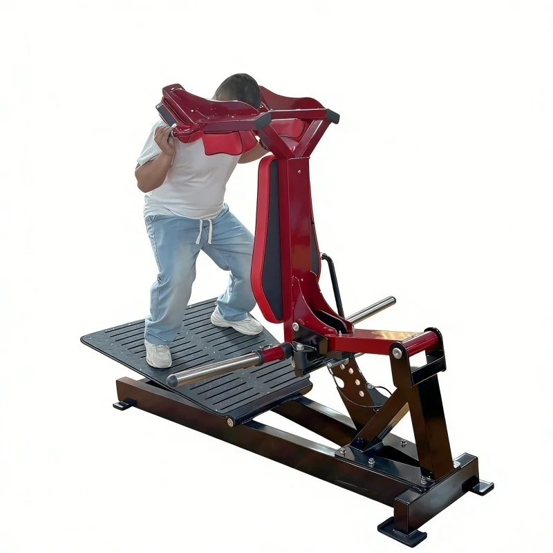 Steel Sports Plate Loaded 45 Degree Leg Press Fitness Exercise Machine Gym Equipment Hack Squat Machine for Leg Strength