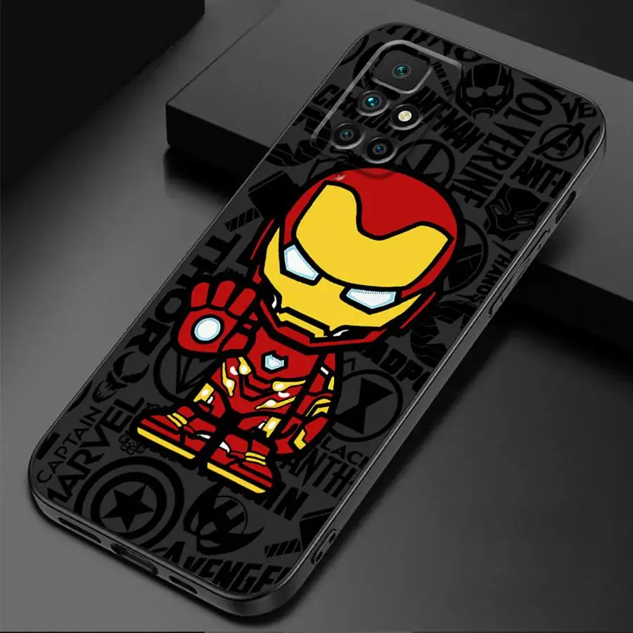 Marvel Spiderman Phone Case for Redmi Note 7 8 Pro 8T 9 Pro 9S 10 4G 5G 10 11S 10 11 12 13Pro 10Lite 12 13ProPlus5G 12 13 4G 5G