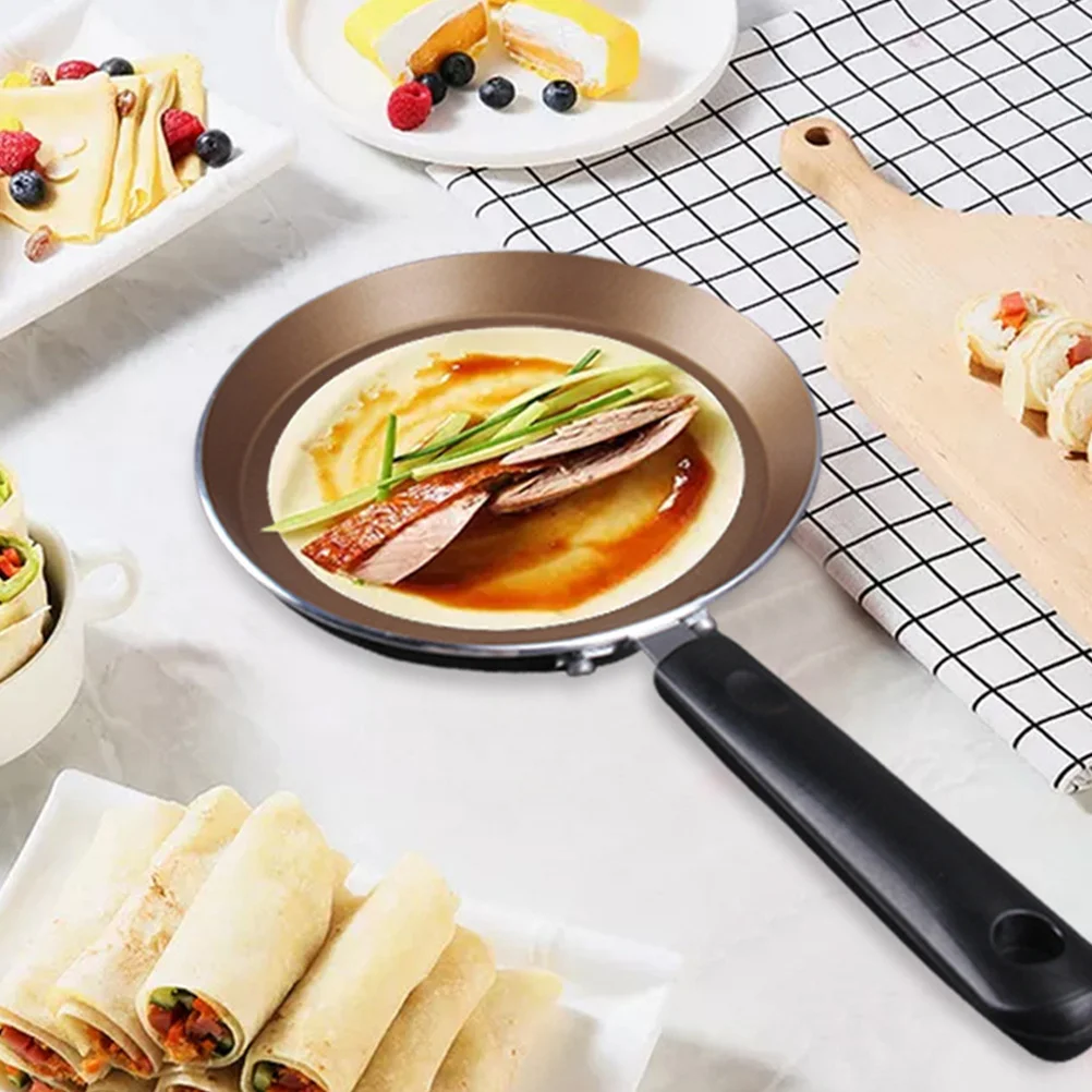 

1Pcs Nonstick Frying Pan 8 Inch Flat Bottom Bakelite Handle Kitchen Omelet Pan Induction Gas Cooker Cookware Nonstick Cookware