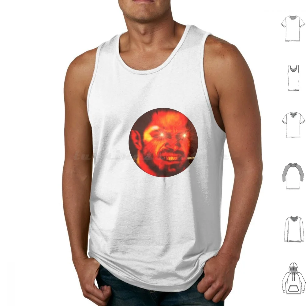 

Hyper Angry Chris Redfield Tank Tops Vest Sleeveless Chris Redfield Jill Valentine Biohazard Claire Redfield Zombies Horror
