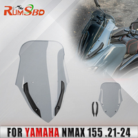Motorcycle Wind Guard Airflow Deflectors Visor Windshield Windscreen For Yamaha NMAX 125 NMAX155 2021 2022 2023 2024