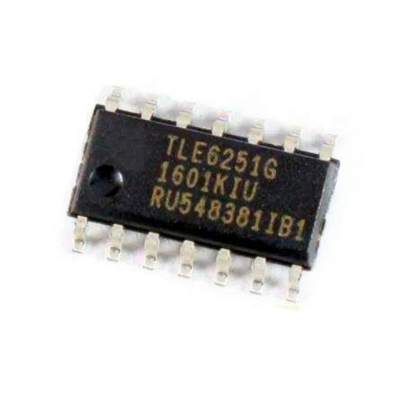10PCS 100% Nuevo Original TLE6251 TLE6251G TLE6251-2G SOP14 Chip Automotriz Circuito Integrado para Placa de Circuito Impreso