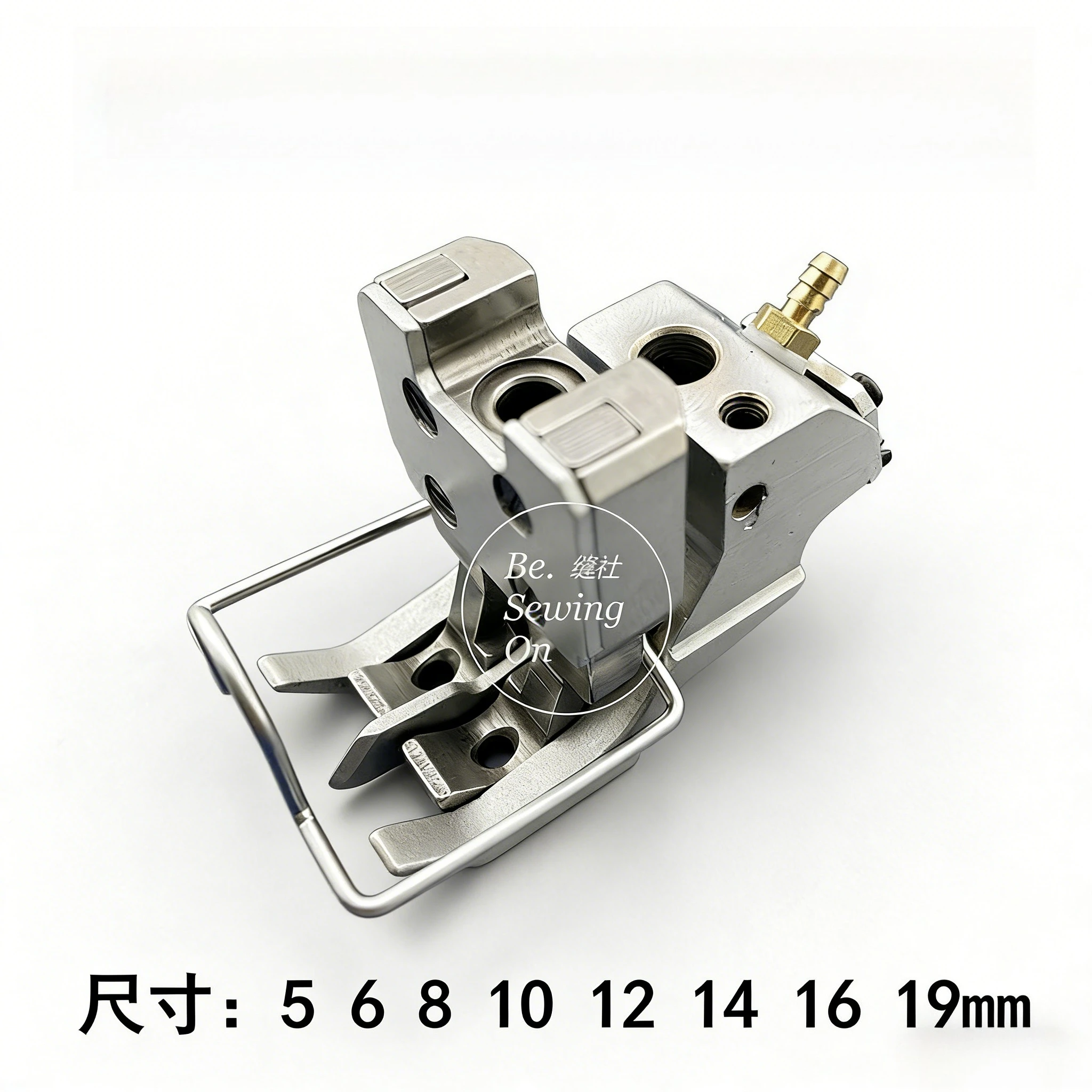 768/868 Schwerlastmaschine 2760-7 Pneumatischer Doppelnadel-Nähfuß 5MM-19MM Größe Komplette Qualitätsausstattung