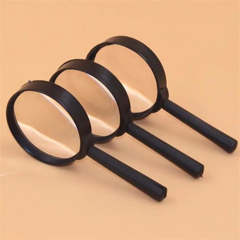 

5Pcs/Set 5X Magnifier For Reading Tool Hand Held Magnifying Glass For Reading Identification Glass Lens Reading Glasses