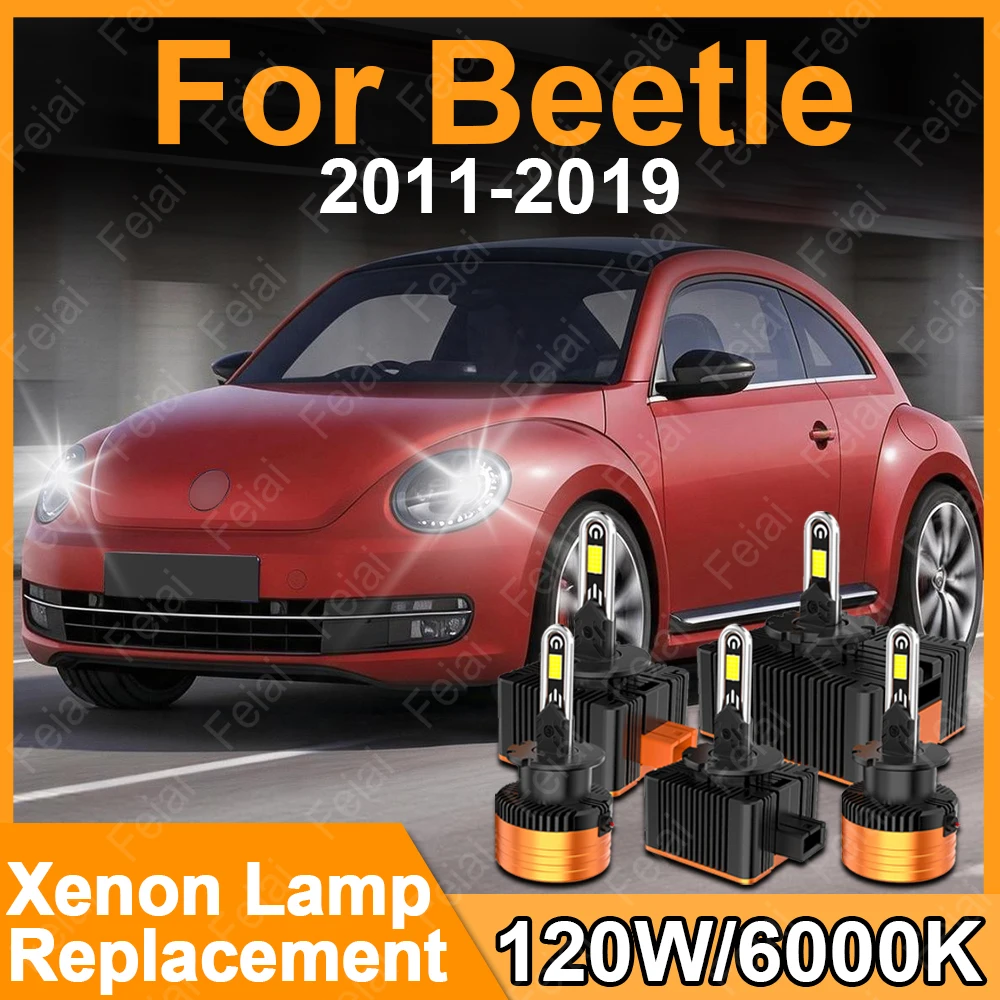 

For Volkswagen VW Beetle Headlights LED Light Bulb Beetle Accessories For Car 2011 2012 2013 2014 2015 2016 2017 2018 2019 2PCS