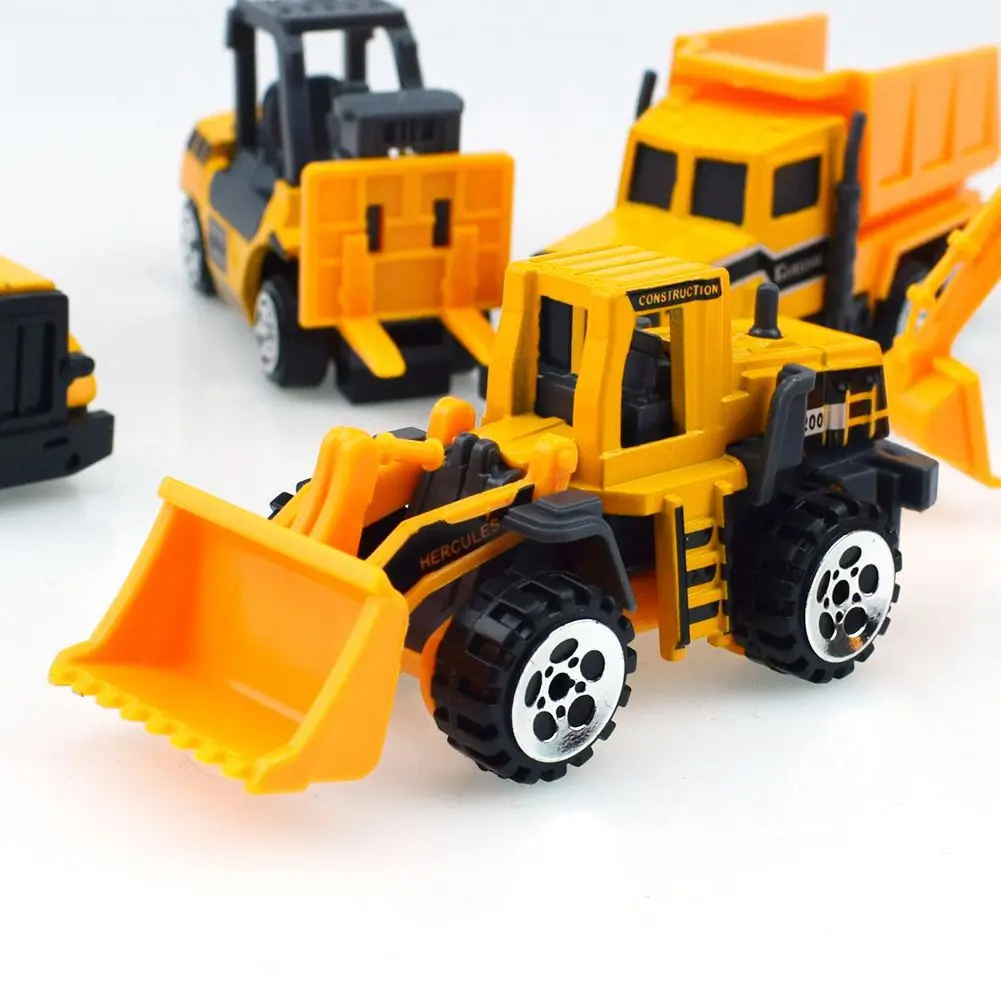 1Pc Children Car Toys Alloy Fire Truck  Car Excavator Diecast Construction Engineering Vehicle Toys for Boys Gift