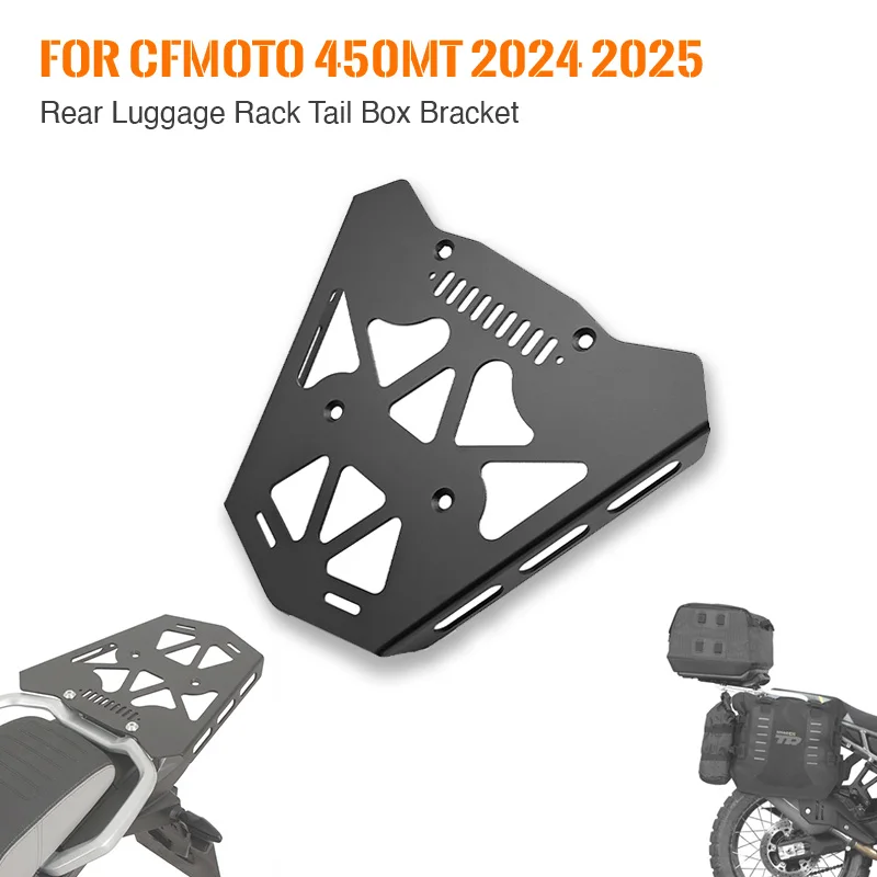 

for CFMOTO 450MT 2024 2025 450 mt Motorcycle Accessories Rear Luggage Rack Tail Box Bracket Mount Holder Suitcase Cargo Shelf