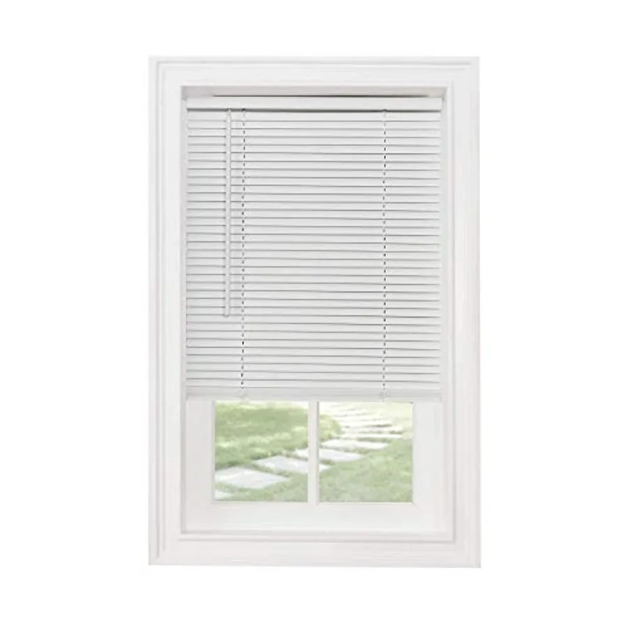 

Cordless 1" Light Filtering Mini Blind, 46" Wide x 64" Long, White