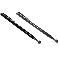 65cm Durable Telescoping Magnetic Grabber Stainless Steel Extendable Magnetic Pickup Tool, 1.5LBS Magnet Stick with Pocket Clip