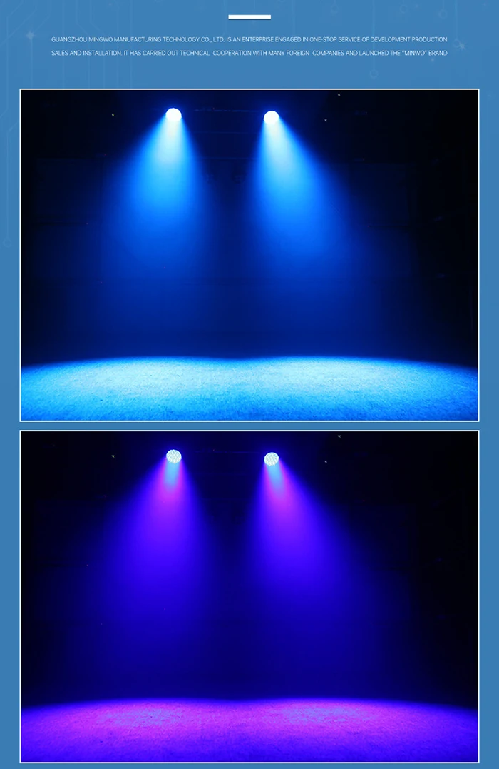 Schnelle Lieferung LED Wash Zoom Moving Head Licht 36x10W RGBWA + UV 4IN1 Touchscreen Leier DMX 16 Kanäle DJ Disco Party Bar – Detail 4