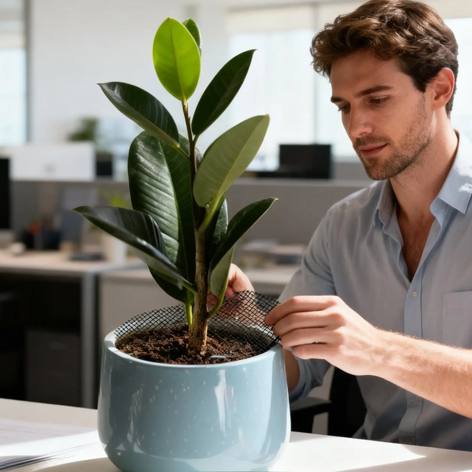 

Защитная пленка для кошачьих растений, 10 шт., круглая наполнитель с 10 кольями, круглая решетка для горшка для растений для домашнего садоводства, мха, котенка, собаки, Gidding