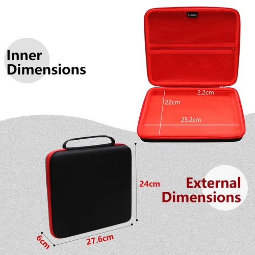 Imagen 2 del producto LTGEM Estuche rígido de EVA para controlador de almohadilla MIDI AKAI Professional APC Mini MK2, bolsa de almacenamiento de transporte protectora impermeable (solo estuche)