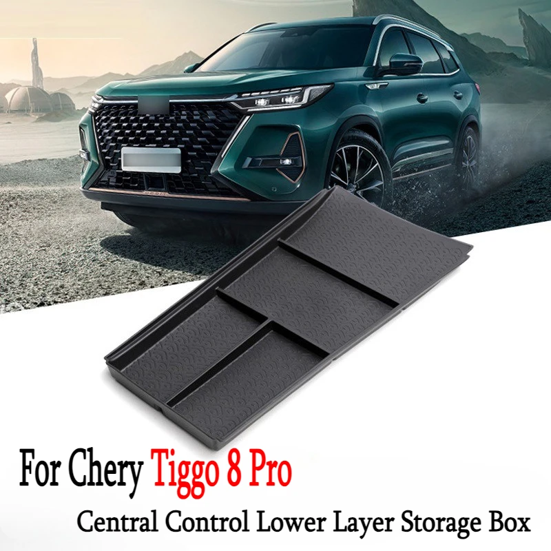 

For Chery Tiggo 8 Pro Car Mounted Central control Lower Layer Storage Box Car Interior Modified Supplies Accessories