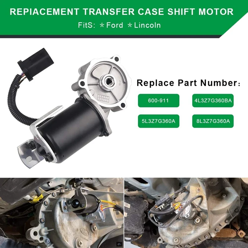 

Transfer Case Shift Motor For Ford F-150 Lobo 2004-2008 / Lincoln Mark LT 2006-2008 4WD 8L3Z7G360-A, 4L3Z7G360BA