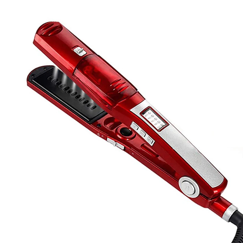 Portable Hair Straightener Comb Ceramic Professional Salon Flat Irons New Design Steampod Hair Straightene