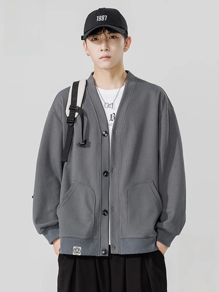 

PaulFrank Monkey V-Ne Open Cardigan Sweatirt Men's Casual Knitted Outerwear Autumn Faion Design Comfortable Polye...