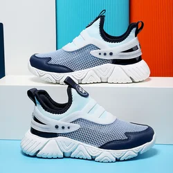 2024 Children Shoes Boys Sneaker 4 To 12 Years Kids Casual Tennis Sneaker Summer Platform Breathable Mesh Sports Boy Shoes